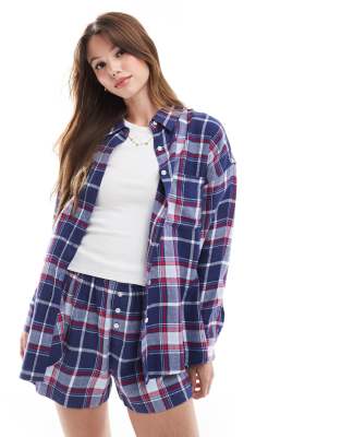 Cotton:on Cotton On Flannel Boyfriend Pajama Shirt