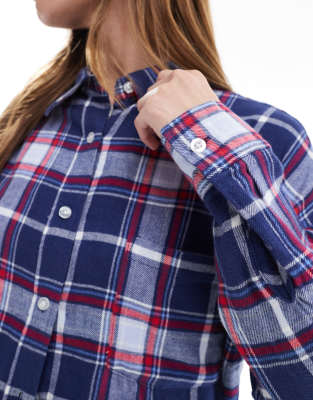 Cotton:on Cotton On Flannel Boyfriend Pajama Shirt