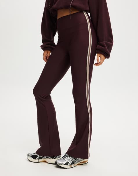 Cotton On Fleece lined flare in brown - view 1