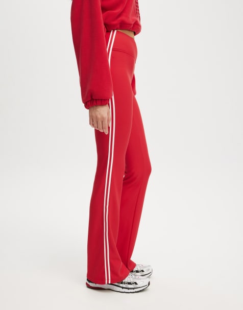 Cotton On Fleece lined flare in red - view 1