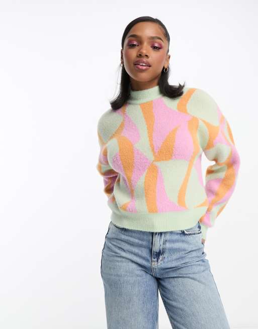 Geo print jumper hotsell