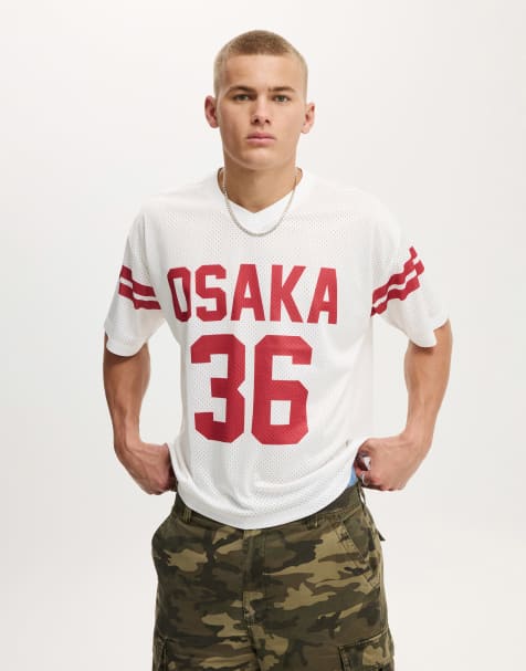 Cotton On Football jersey in white