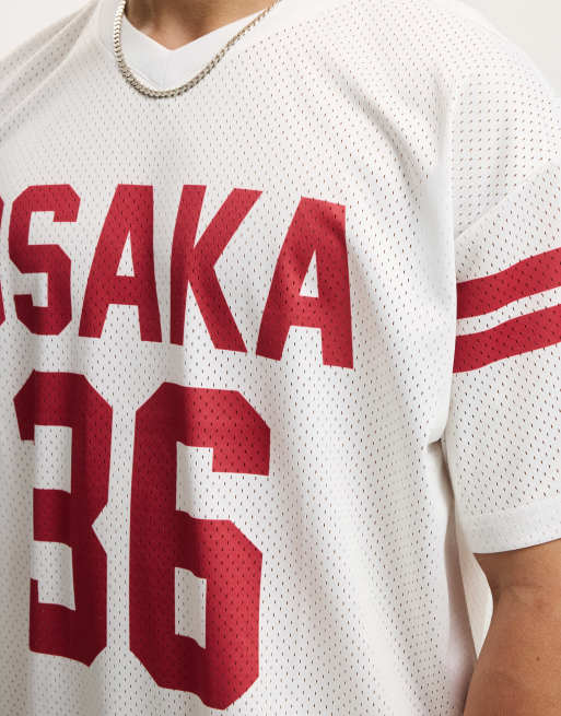 Cotton On Football jersey in white, 3 of 4
