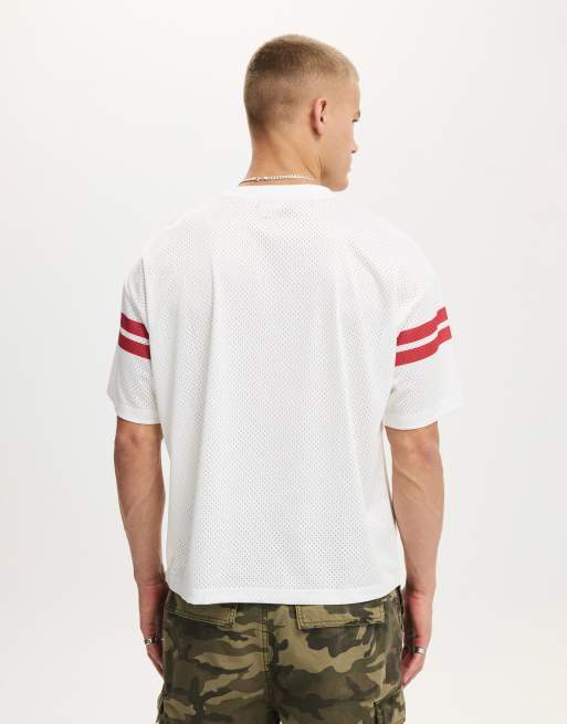 Cotton On Football jersey in white, 4 of 4
