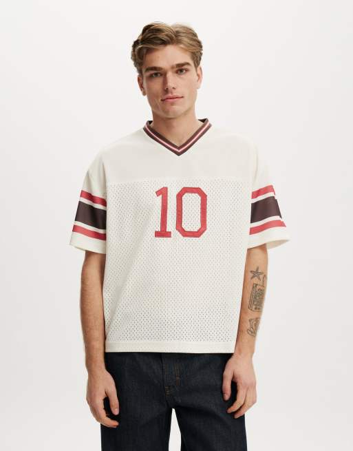 Cotton On Football jersey in white, 2 of 4