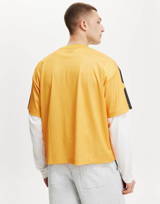 Cotton On Football jersey in yellow, 3 of 4