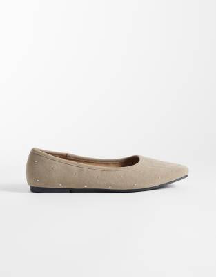Cotton On Frankie Ballet Flats In Gray