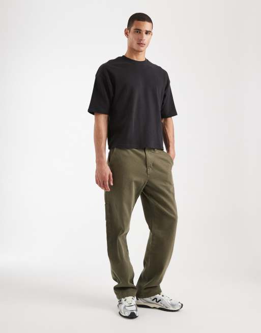 Cotton On – Frottee-T-Shirt in verwaschenem Schwarz, 2 von 5