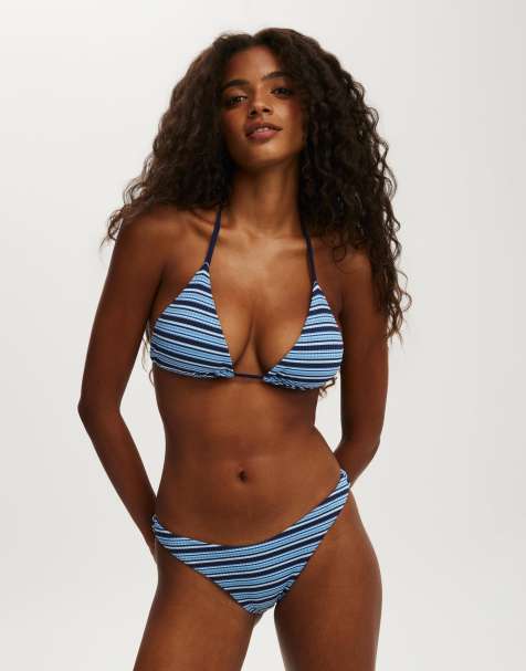 Cotton On Full bikini bottom in blue - view 1