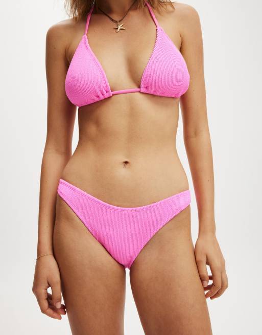Cotton On Full bikini bottom in pink PINK ASOS