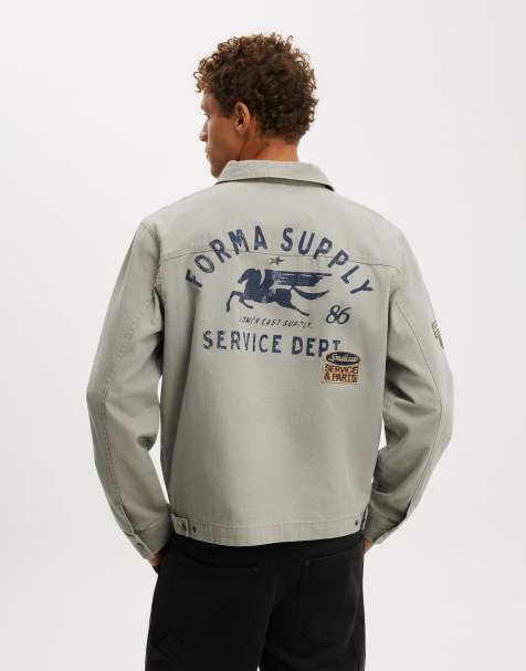 Cotton On Garage jacket in grey - view 1