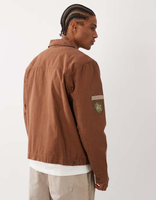 Cotton On garage jacket in tobacco , 3 of 5