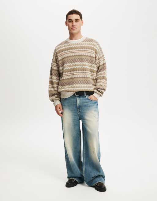 Cotton On Garage knit in off-white, 2 of 4