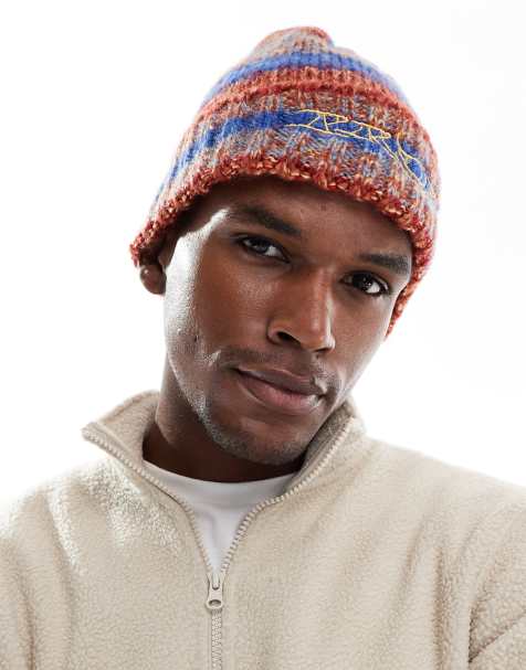 Cotton On - Gebreide beanie in multi - view 1