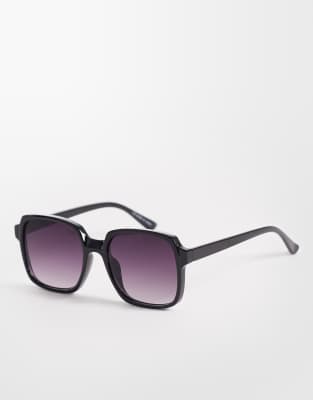 Cotton On Georgia oversized square sunglasses in black black 4090₽