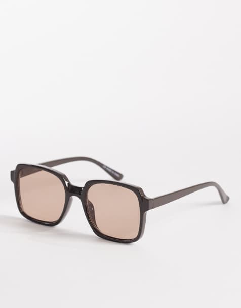 Cotton On georgia oversized square sunglasses in rich mocha - view 1
