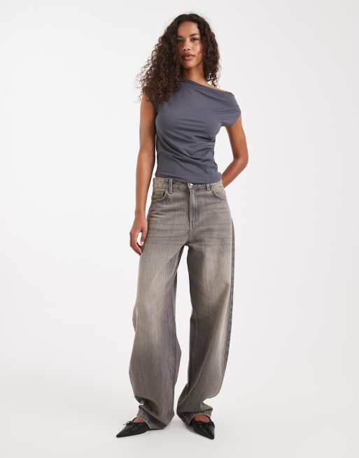 Cotton On georgie off the shoulder top in moonlight shadow, 3 of 4