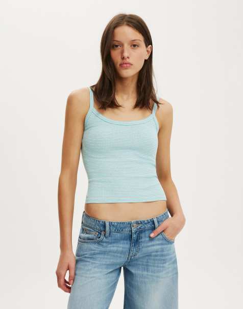 Cotton On Goldie rib scoop cami in multi