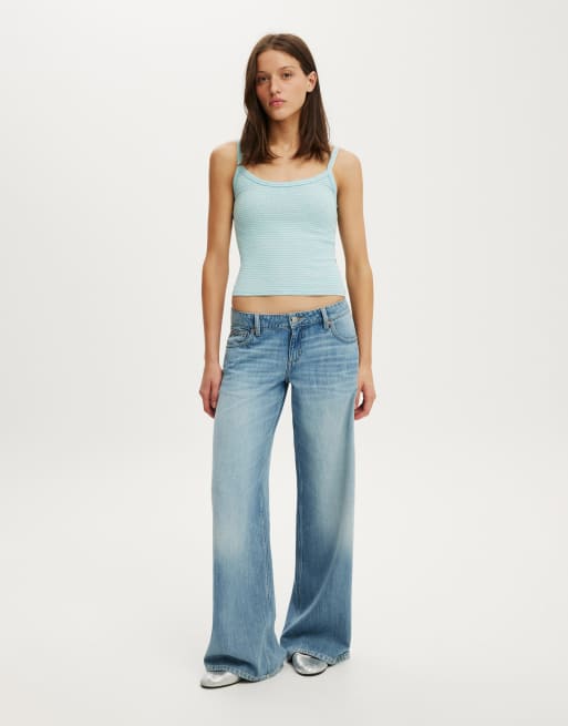 Cotton On Goldie rib scoop cami in multi, 2 of 4