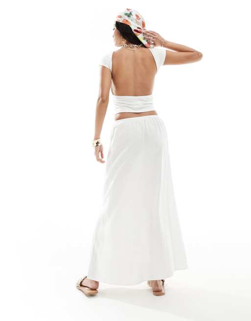 Sottoveste lunga bianca hot sale