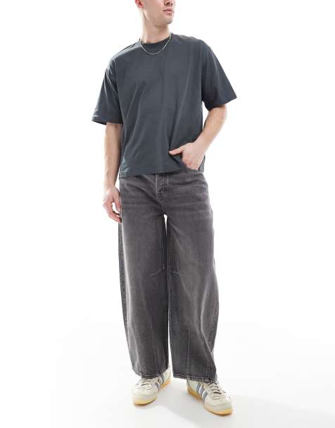 Cotton On – Grå, baggy jeans med ballongben - view 1