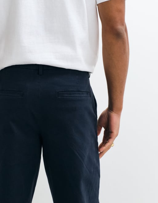 Cotton On – Granatowe luźne chinosy, 3 z 5
