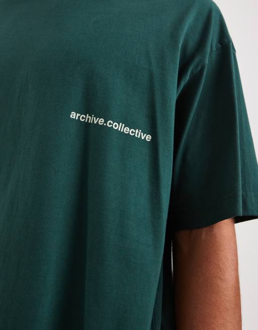 Cotton On - Grangrøn T-shirt med firkantet pasform og grafik, 5 af 5