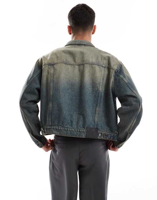 Cotton On grunge denim jacket in Y2K washed blue | ASOS