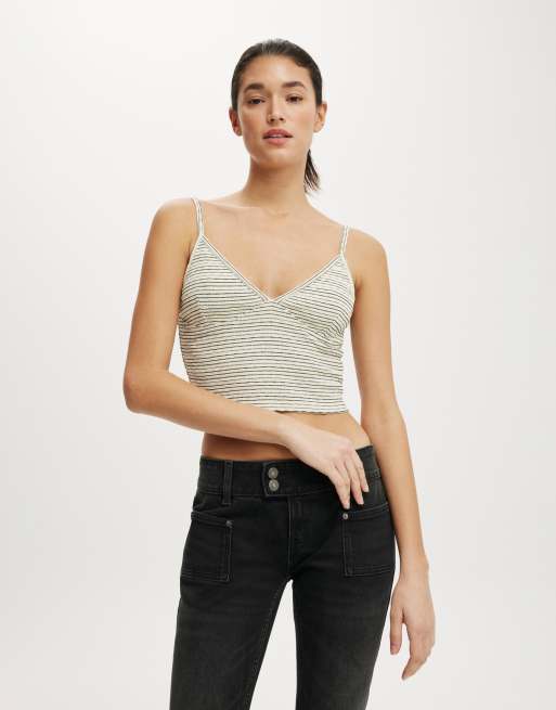 Cotton  On Hailey v neck cami in yellow