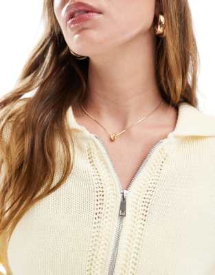 Cotton:on Cotton On Half Zip Collared Sweater In Yellow