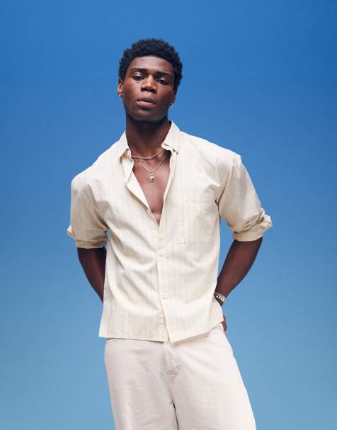 Cotton On hampton long sleeve shirt in white shirt - view 1