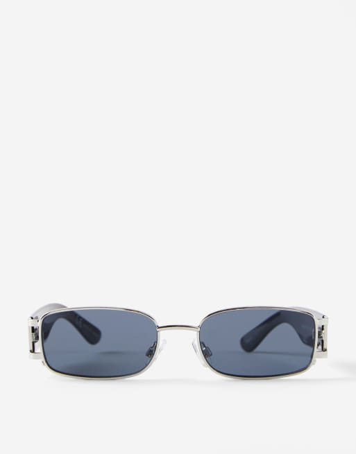 Cotton On Harriet metal sunglasses in silver - SILVER
