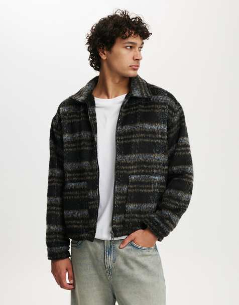 Cotton On Harrington jacket in black - BLACK - view 1