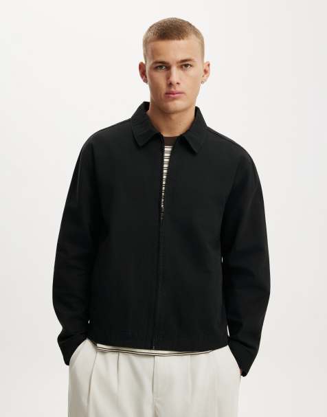 Cotton On Harrington jacket in black - view 1