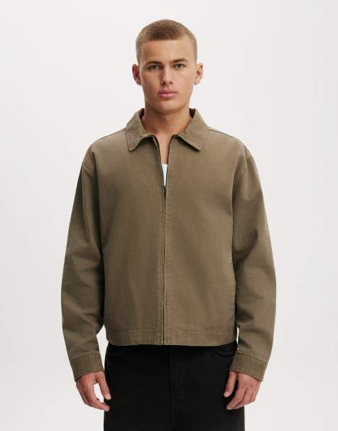 Cotton On Harrington jacket in khaki - view 1