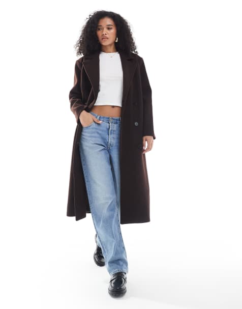 Cotton On harrison tailored coat in brown - view 1