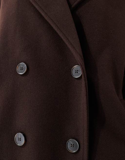 Cotton On harrison tailored coat in brown