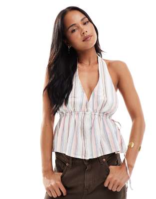 Cotton On Haven tie side halter top in multi - MULTI | ASOS