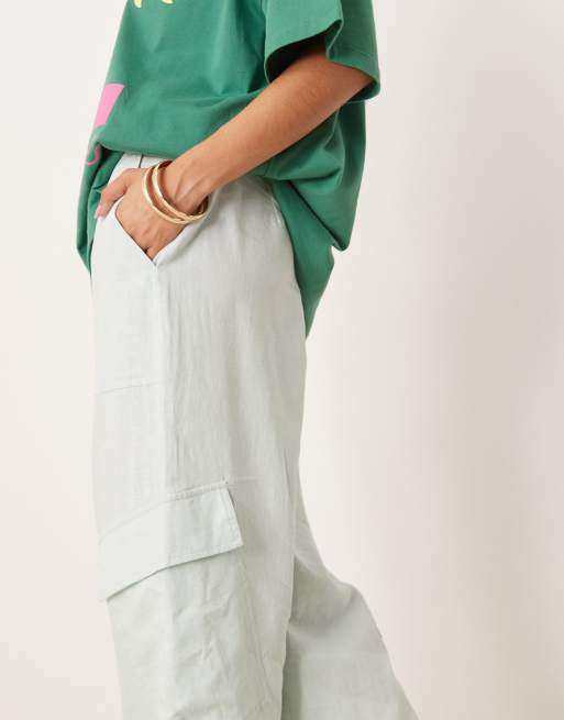 Cotton On Haven utility pant in green , 5 of 5