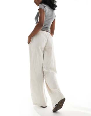 Cotton:on Cotton On Haven Wide Leg Linen Look Pants
