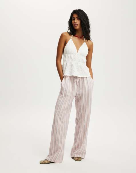 Cotton On Haven wide leg pant in pink  