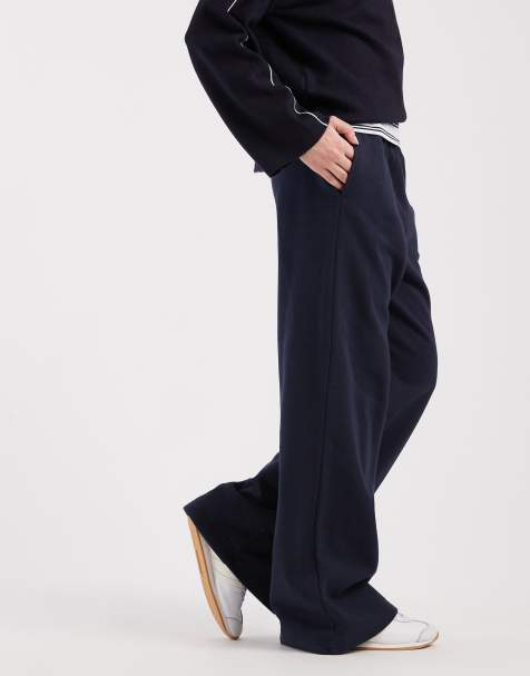 Cotton On haven wide leg sweatpant in total eclipse - view 1
