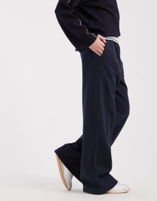 Cotton On haven wide leg sweatpants in total eclipse total eclipse 8490₽