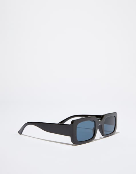 Cotton On Heidi rectangle sunglasses in black - view 1
