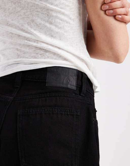 Cotton On high rise 90s denim shorts in aquarius black, 5 of 5