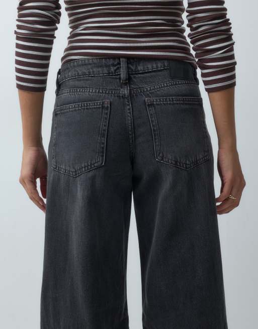 Cotton On High rise wide jean in leo black, 3 of 5