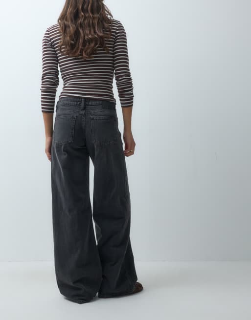 Cotton On High rise wide jean in leo black, 5 of 5