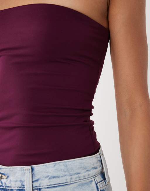 Cotton On - Hold Me - Brombærfarvet longline-tubetop, 2 af 4