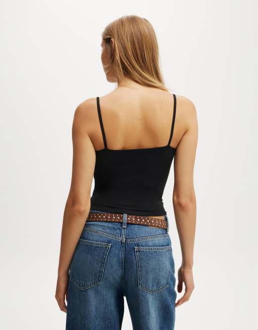 Cotton On Hold me cami in black, 4 of 4