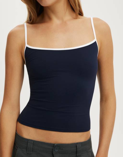 Cotton On Hold me cami in navy, 3 of 4